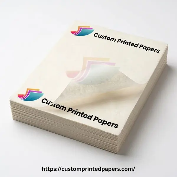 12 x 15 Custom Butter Paper Sheet