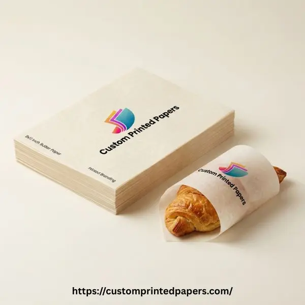 8×11 Custom Butter Paper Sheet
