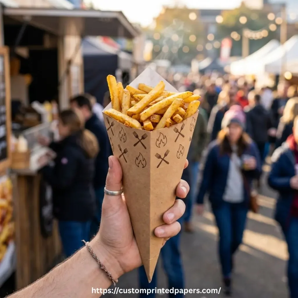 Custom French Fry Paper Cones