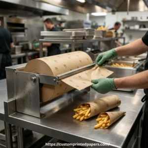 Custom Fry Paper Rolls
