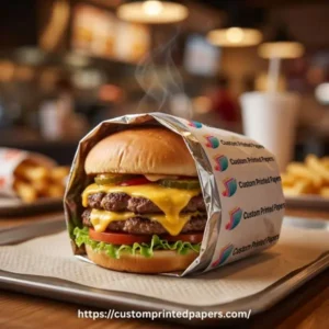 Foil-Insulated Burger Wrap
