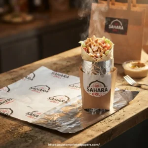 Foil-Laminated Shawarma Paper
