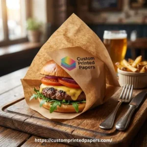 Kraft Burger Paper