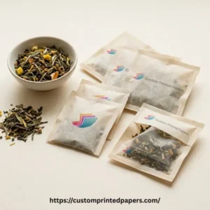 Medical-grade sterile heat-seal paper printed with a logo sealing a sterile instrument pouch