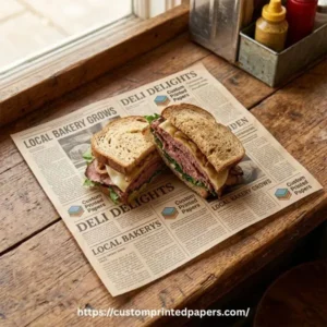 Newsprint Deli Wrap Sheets