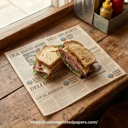 Newsprint Deli Wrap Sheets