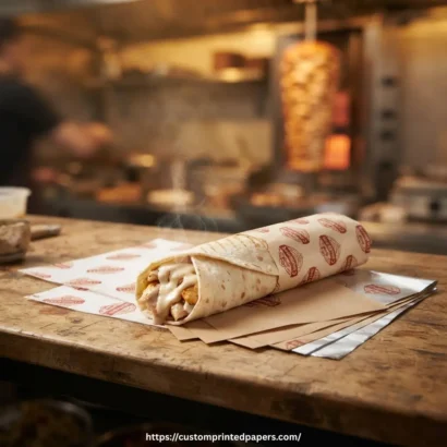 Custom Shawarma Wrapping Paper